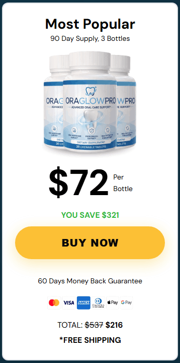 Buy OraGlowPro 3 Bottle